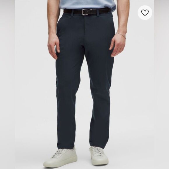 Lululemon Size 31 ABC Slim Fit Dark Gray Warpstreme Chino Pants Men's Waterproof - Picture 1 of 13